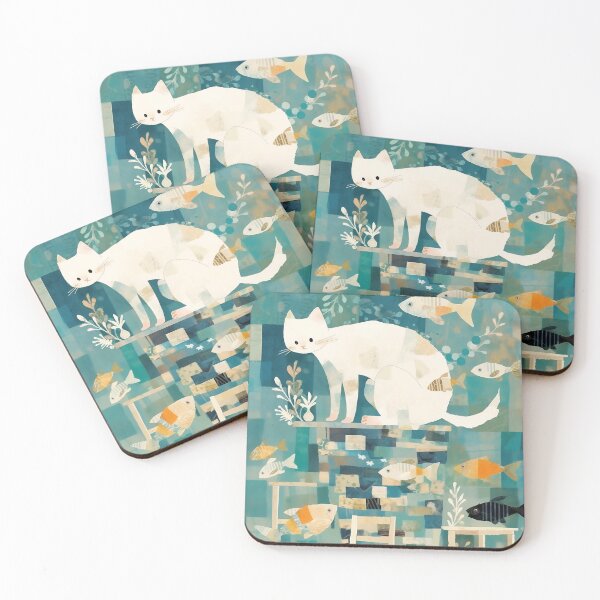Item preview, Eyes in the Water: The Fateful Encounter of a Cat and Fish designed and sold by studio902.