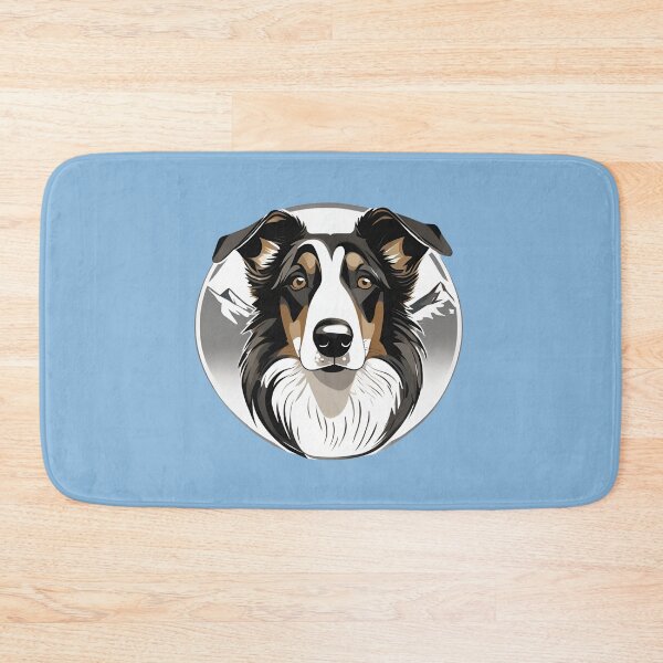 Item preview, Mountain Silhouette of a Smooth Collie designed and sold by GoodyPaws.