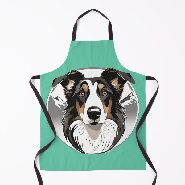 Item preview, Mountain Silhouette of a Smooth Collie designed and sold by GoodyPaws.