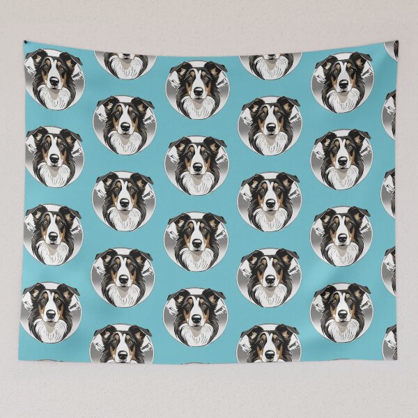 Item preview, Mountain Silhouette of a Smooth Collie designed and sold by GoodyPaws.