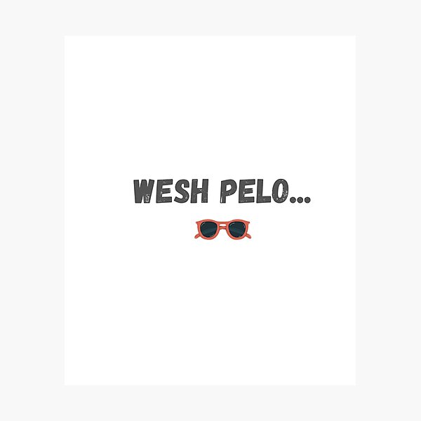 Vista previa del artículo con la obra «Wesh Pelo – Diseño de ropa urbana de moda», diseñado y vendido por Mim's création .