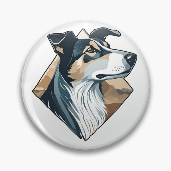 Item preview,  Mountain Silhouette of a Smooth Collie designed and sold by GoodyPaws.