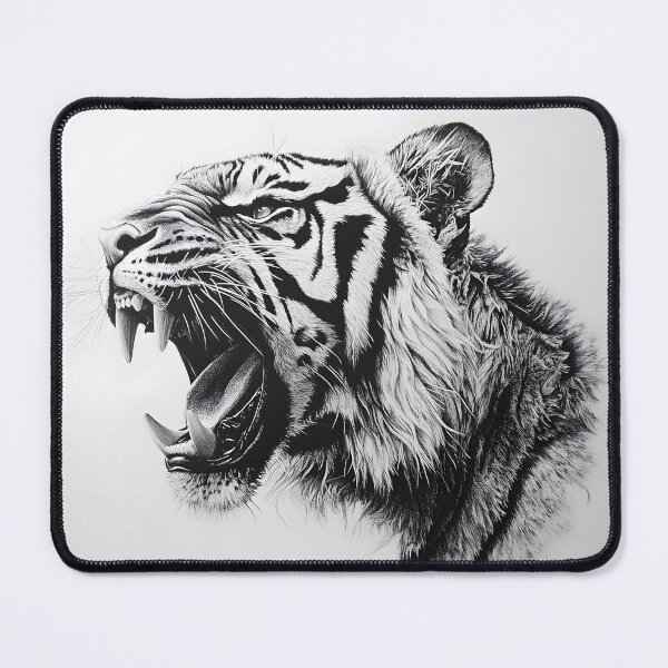 Item preview, Realistic Tiger pencil drawing designed and sold by Pencil-Art.