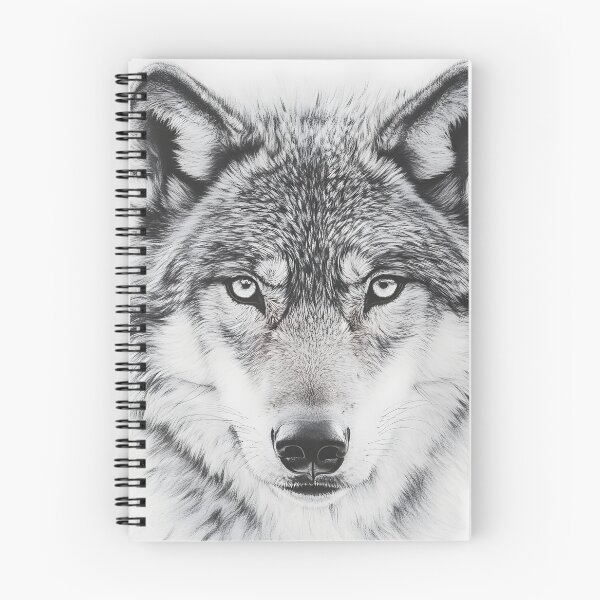 Item preview, Realistic Wolf pencil drawing  designed and sold by Pencil-Art.