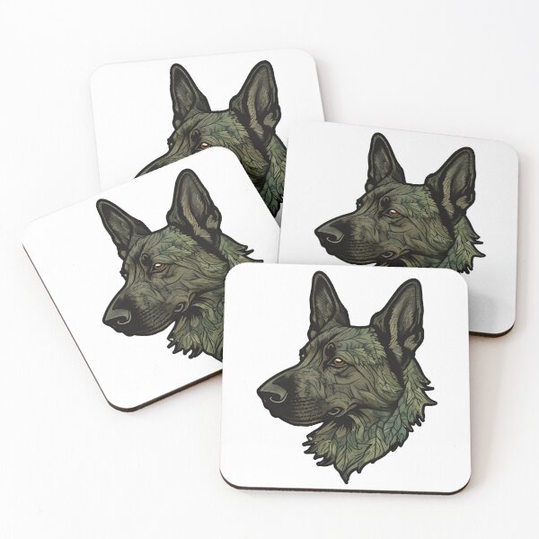 Item preview, Forest Silhouette of a Dutch Shepherd designed and sold by GoodyPaws.