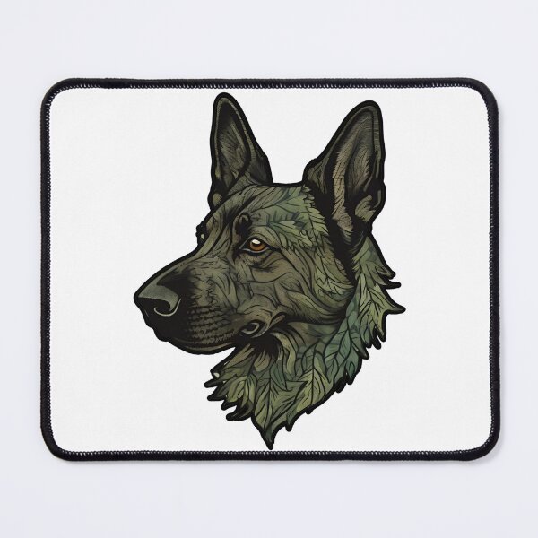 Item preview, Forest Silhouette of a Dutch Shepherd designed and sold by GoodyPaws.