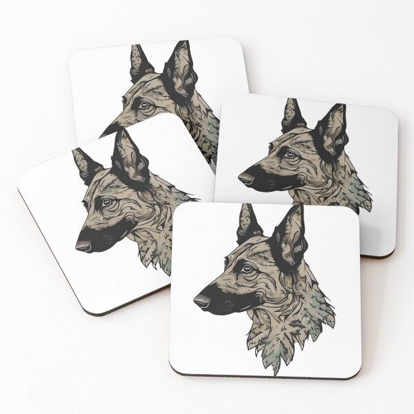 Item preview,  Forest Silhouette of a Dutch Shepherd designed and sold by GoodyPaws.