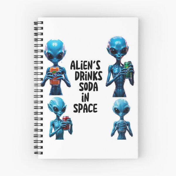Item preview, Blue Alien's Drinks Soda In Space designed and sold by KriticalDesigns.