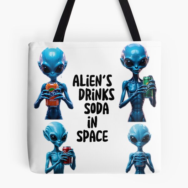 Item preview, Blue Alien's Drinks Soda In Space designed and sold by KriticalDesigns.