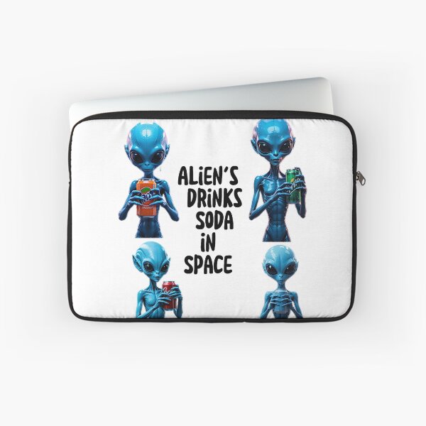 Item preview, Blue Alien's Drinks Soda In Space designed and sold by KriticalDesigns.