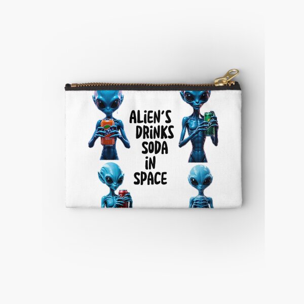 Item preview, Blue Alien's Drinks Soda In Space designed and sold by KriticalDesigns.