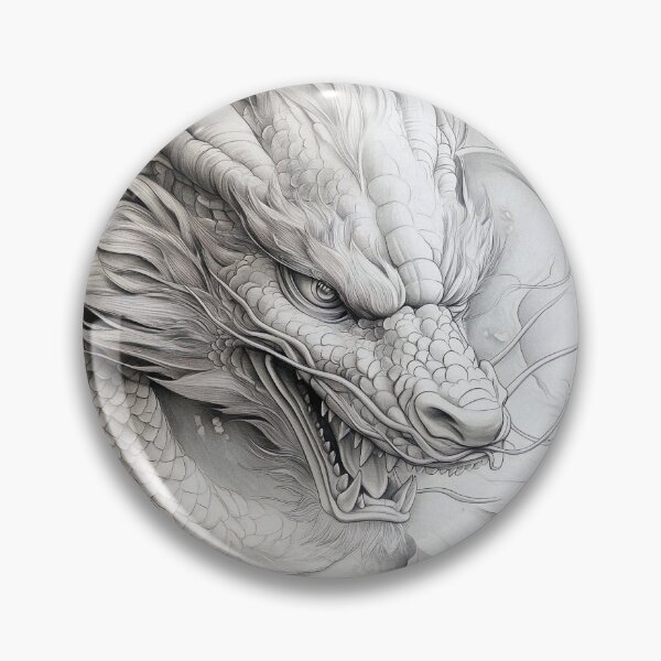 Item preview, Realistic Dragon drawing designed and sold by Pencil-Art.