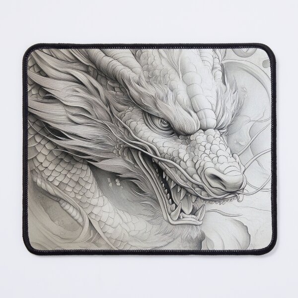 Item preview, Realistic Dragon drawing designed and sold by Pencil-Art.