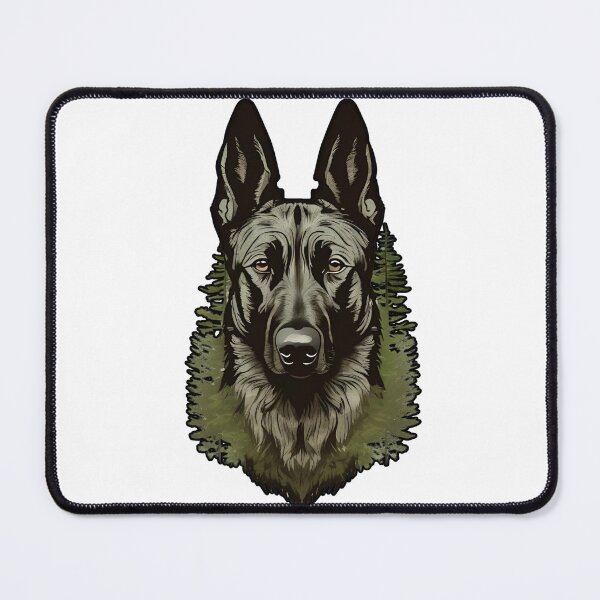 Item preview, Forest Silhouette of a Dutch Shepherd designed and sold by GoodyPaws.