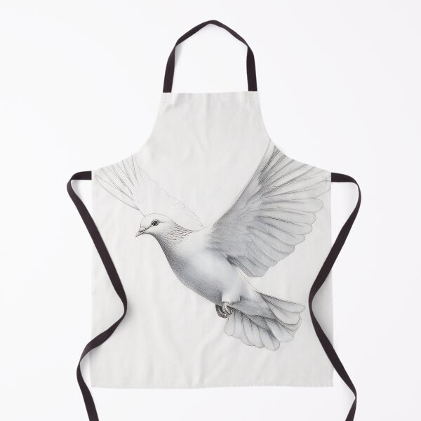 Item preview, Realistic pigeon pencil drawing designed and sold by Pencil-Art.