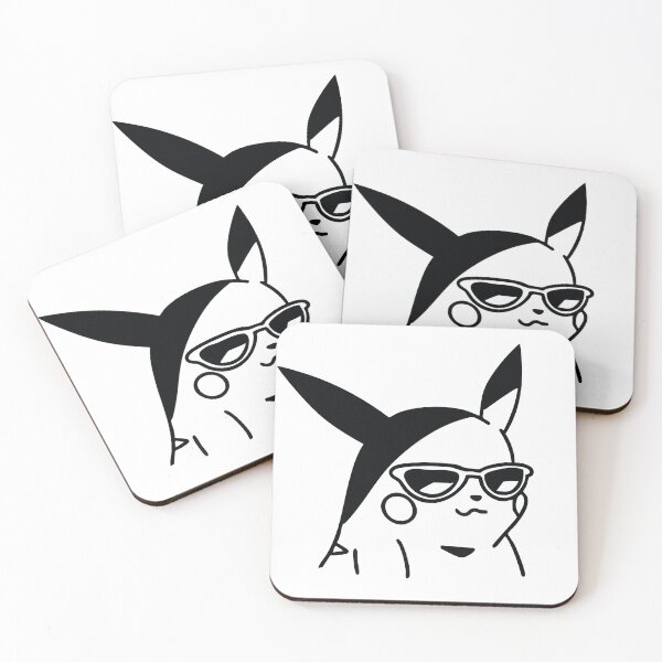 Item preview, Pikachu with glasses designed and sold by OceanStudio224.