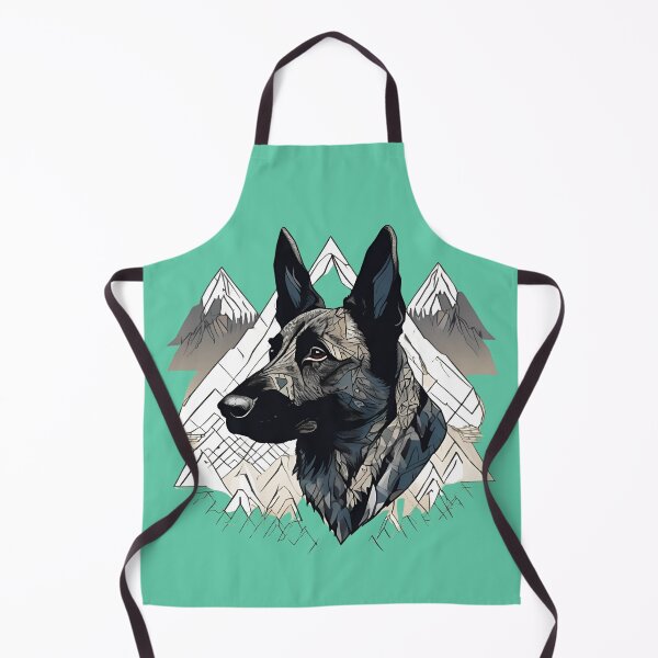 Item preview, Mountain Silhouette of a Dutch Shepherd designed and sold by GoodyPaws.