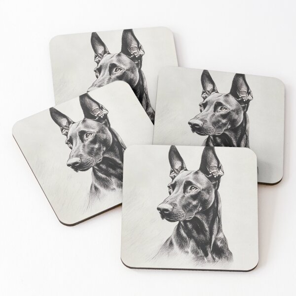 Item preview, Realistic Doberman drawing designed and sold by Pencil-Art.