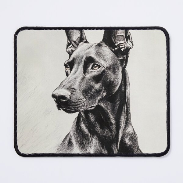 Item preview, Realistic Doberman drawing designed and sold by Pencil-Art.