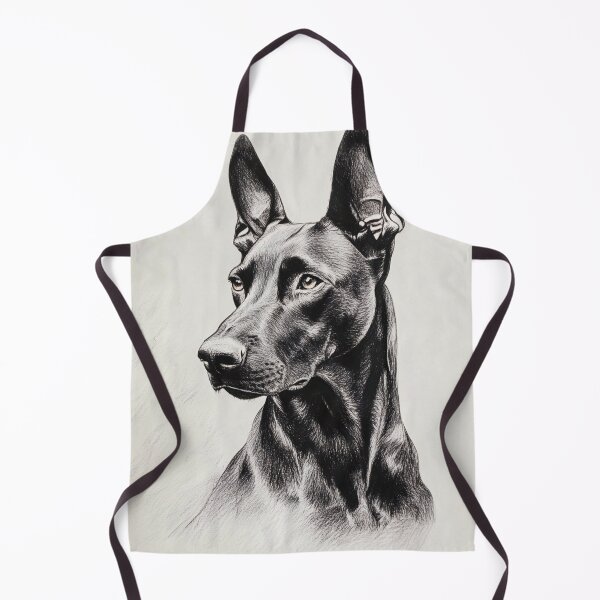 Item preview, Realistic Doberman drawing designed and sold by Pencil-Art.