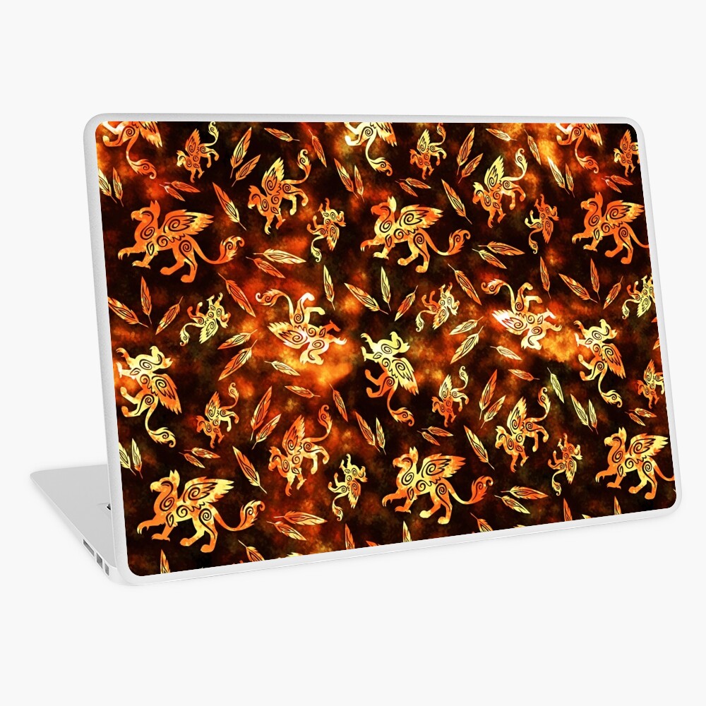 Gryphon Batik - Earth Tones Laptop Skin