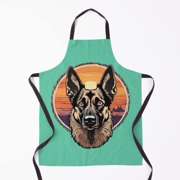 Item preview, Sunset Silhouette of a Dutch Shepherd designed and sold by GoodyPaws.