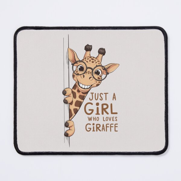 Item preview, Just A Girl Who Loves giraffe designed and sold by 123ks.