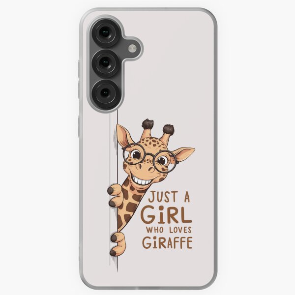 Item preview, Just A Girl Who Loves giraffe designed and sold by 123ks.