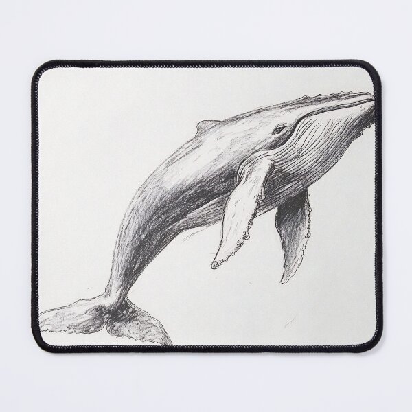 Item preview, Realistic Whale pencil drawing designed and sold by Pencil-Art.