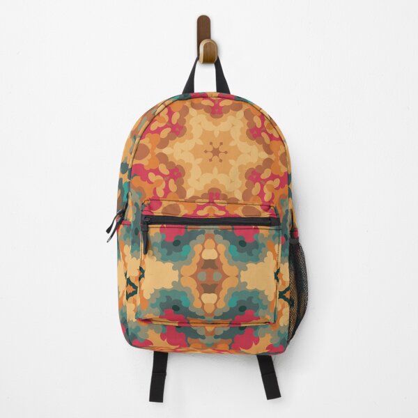 Item preview, Retro Mandala Red Yellow and Blue designed and sold by WormholeOrbital.