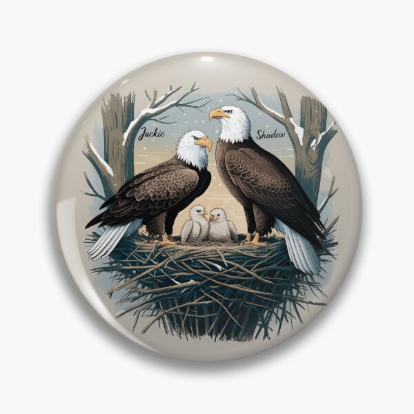 Item preview, Jackie And Shadow Bald Eagle designed and sold by AniArtPL.