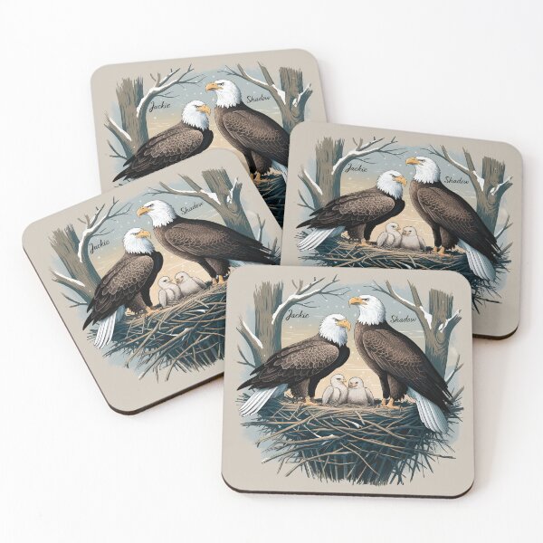 Item preview, Jackie And Shadow Bald Eagle designed and sold by AniArtPL.