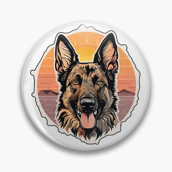 Item preview,  Sunset Silhouette of a Dutch Shepherd designed and sold by GoodyPaws.