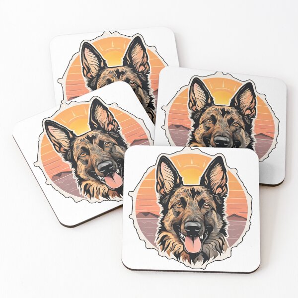 Item preview,  Sunset Silhouette of a Dutch Shepherd designed and sold by GoodyPaws.