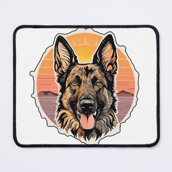 Item preview, Sunset Silhouette of a Dutch Shepherd designed and sold by GoodyPaws.