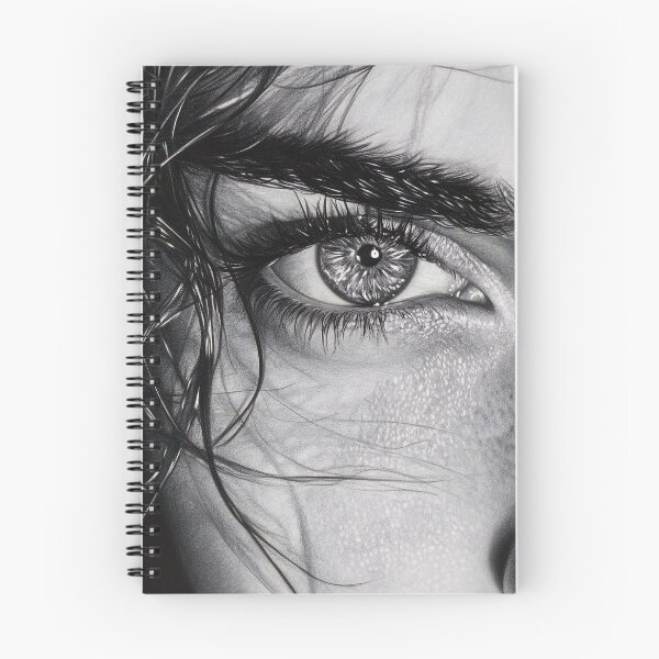Item preview, Realistic Girl Eye Pencil Drawing designed and sold by Pencil-Art.