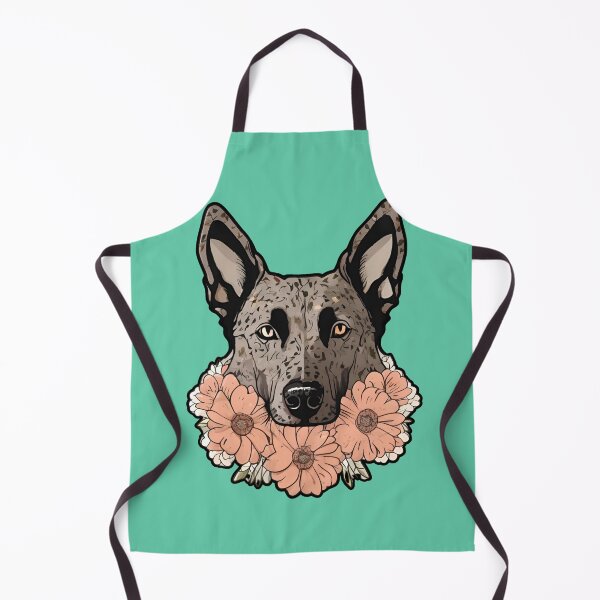 Item preview, Floral Silhouette of a Dutch Shepherd designed and sold by GoodyPaws.