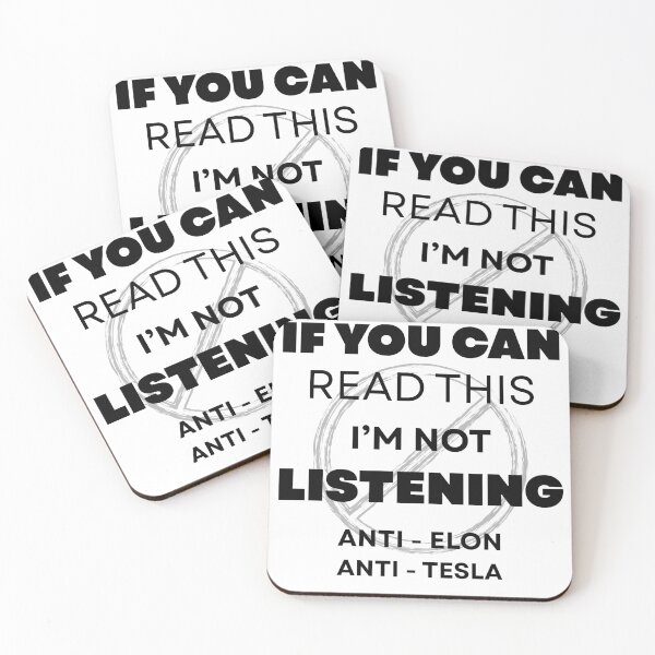 Item preview, Anti-Elon Tesla Bumper Sticker – Bold & Funny Statement Decal designed and sold by Makabas.