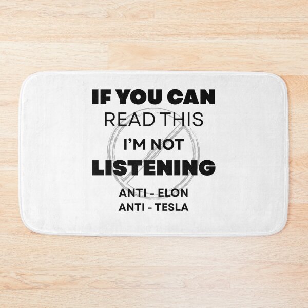 Item preview, Anti-Elon Tesla Bumper Sticker – Bold & Funny Statement Decal designed and sold by Makabas.
