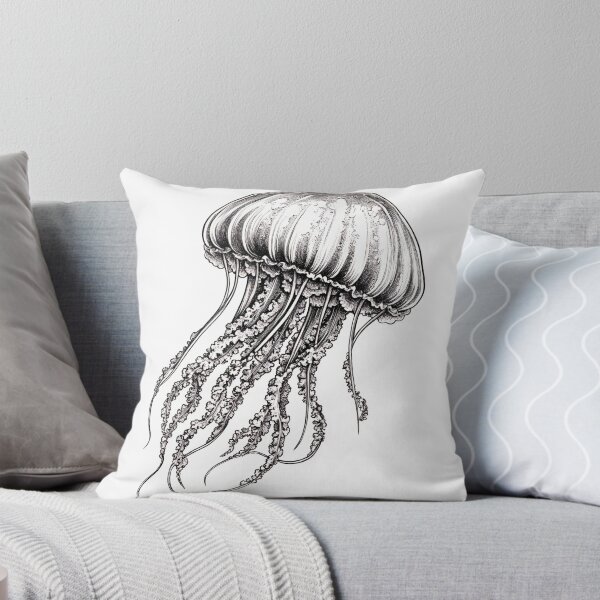 Item preview, Realistic jellyfish drawing designed and sold by Pencil-Art.
