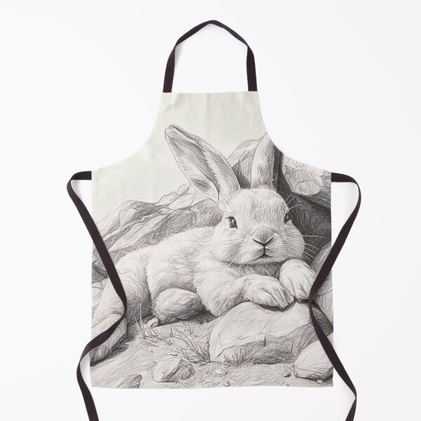 Item preview, Realistic Rabbit pencil drawing designed and sold by Pencil-Art.