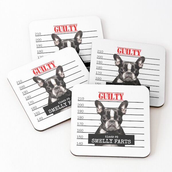 Item preview, Funny Farting Boston Terrier designed and sold by RockFireMerch.