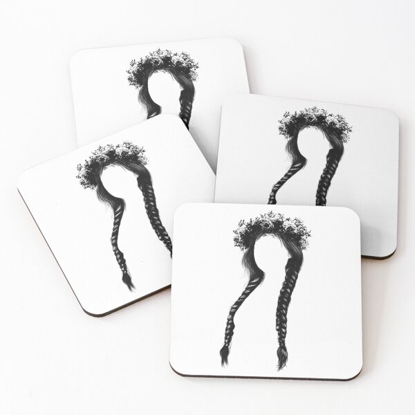 Item preview, Braids with a wreath on the head. designed and sold by Szkicerka.