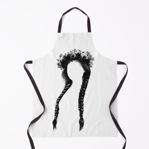 Item preview, Braids with a wreath on the head. designed and sold by Szkicerka.