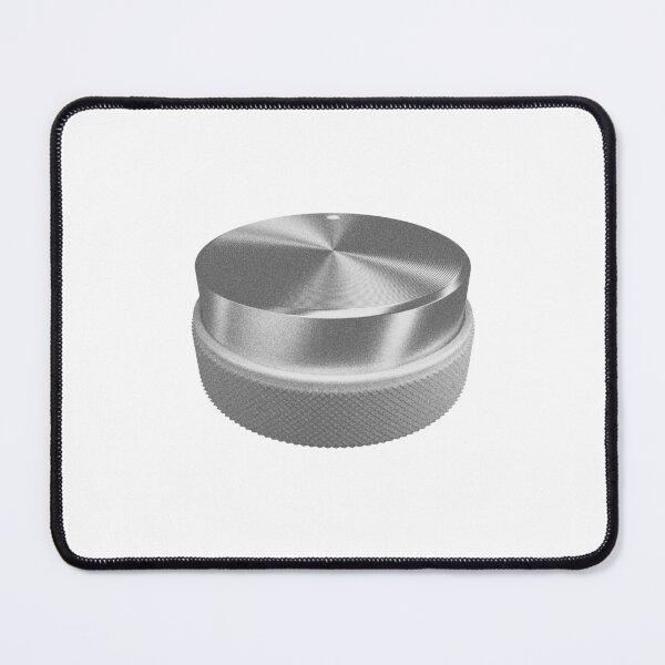 Item preview, Metallic texture volume control and source selector knob designed and sold by trepiu.