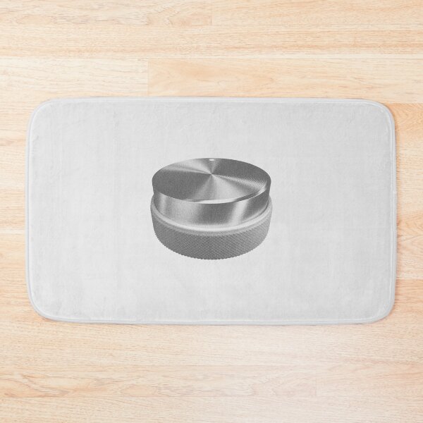 Item preview, Metallic texture volume control and source selector knob designed and sold by trepiu.