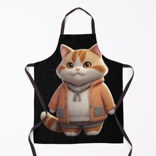 Item preview, Cute Chubby Cat in a Cozy Outfit – Stylish & Adorable Look designed and sold by Life is cat.