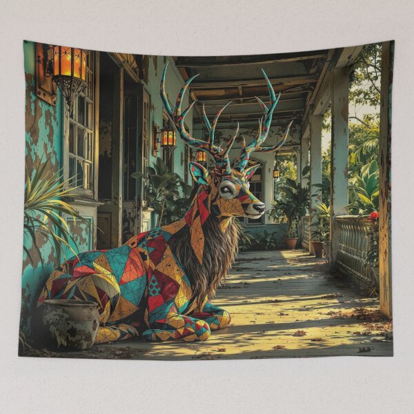 Item preview, Stag at Day's End designed and sold by HabitableMoons.