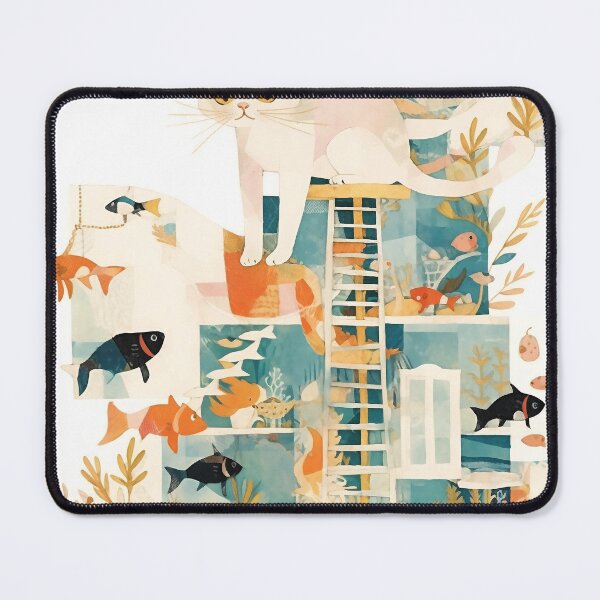 Item preview, Eyes in the Water: The Fateful Encounter of a Cat and Fish designed and sold by studio902.