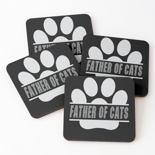 Item preview, Cat Dad Life Paw Print Art  designed and sold by Zakrytos ★★★★★.